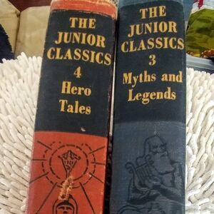 Bundle of (2) The Junior Classics Popular Edition Collier Books  Vol 3&4